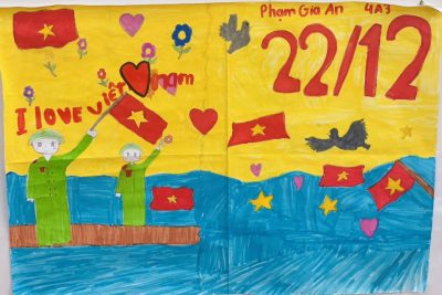 Tổng kết cuộc thi vẽ tranh chủ đề: “Em yêu chú bộ đội “!